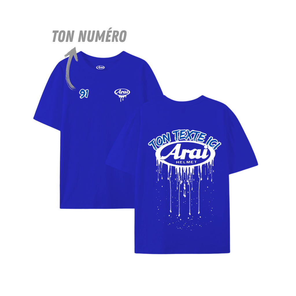 T-shirt Arai - street édition - Personnalisé