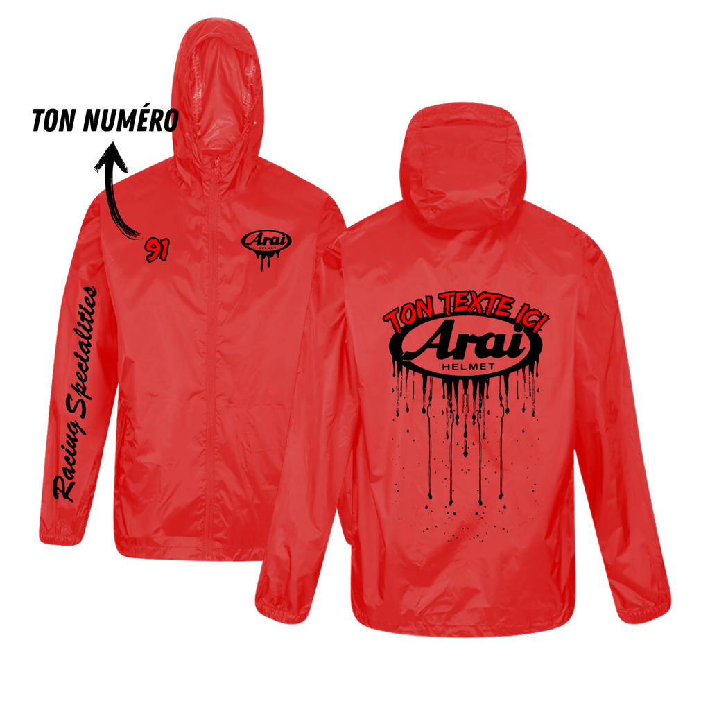 K-way Arai - street édition - Personnalisé
