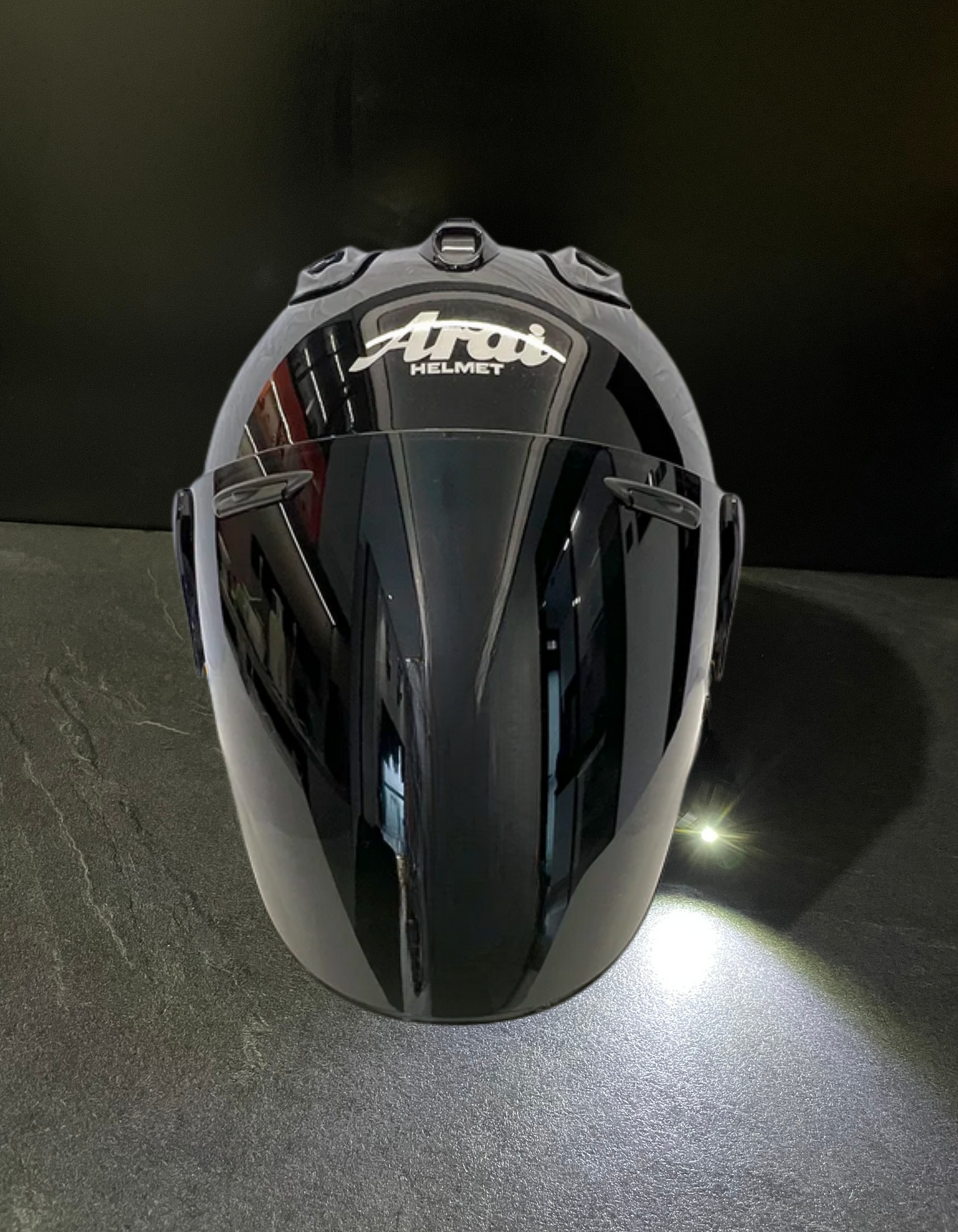 Casque Vz-ram - Noir brillant + intercom led