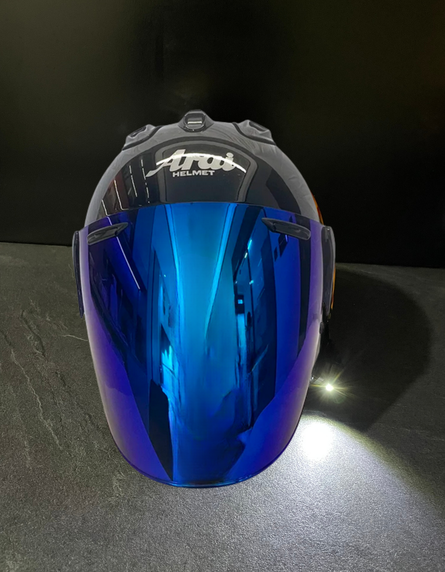 Casque Vz-ram - Noir brillant + intercom led