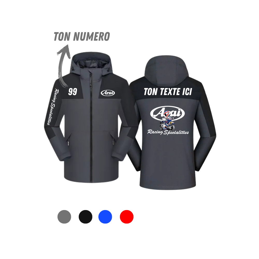 Veste Arai personnalisée - racing édition