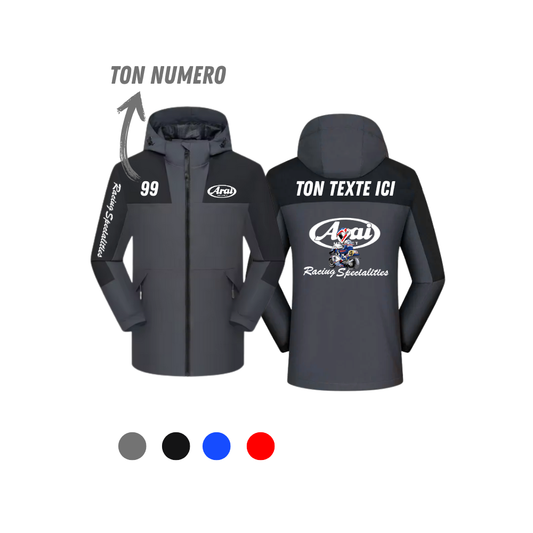Veste Arai personnalisée - racing édition