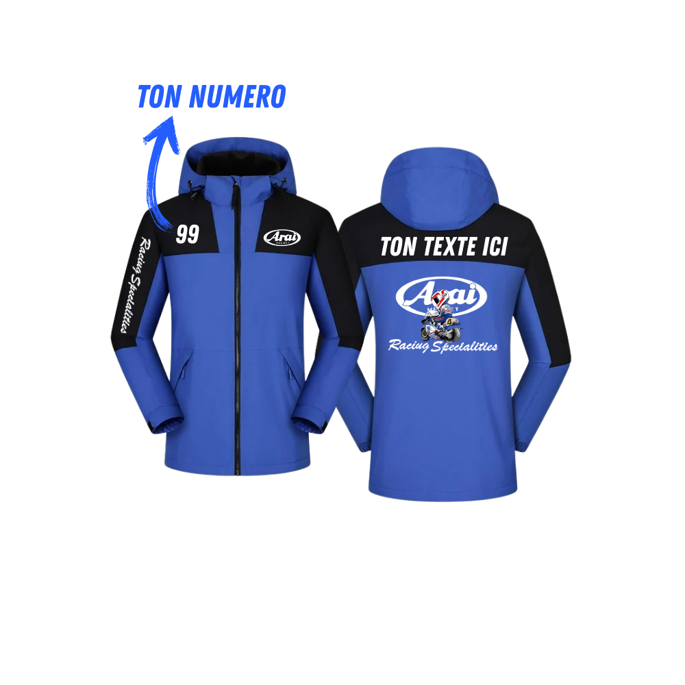 Veste Arai personnalisée - racing édition