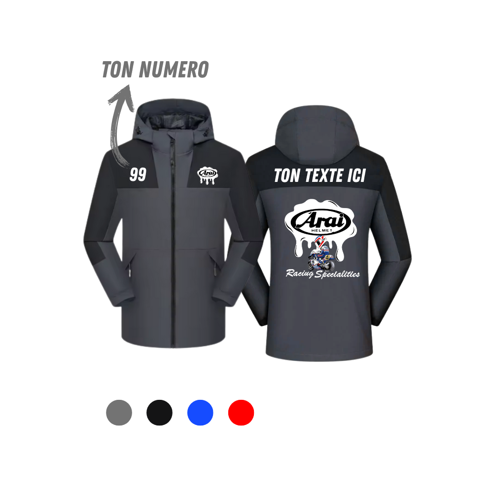 Veste Arai personnalisée - Splash édition