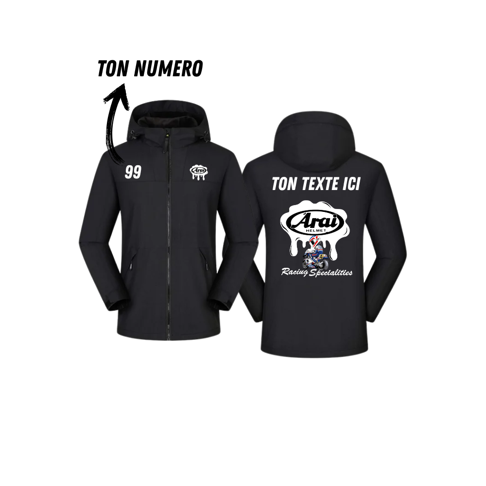 Veste Arai personnalisée - Splash édition