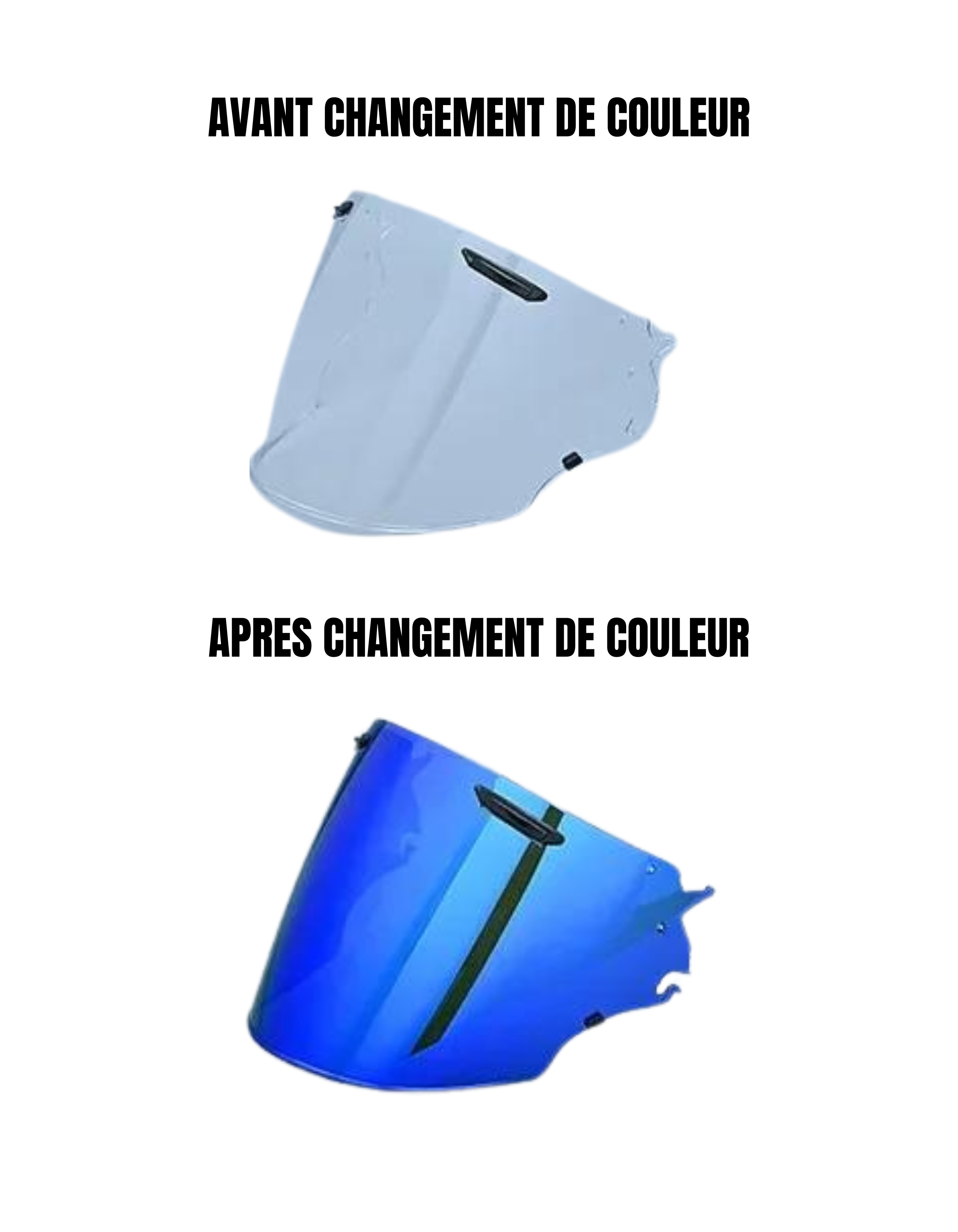 Visière Photochromique Homologuée - Rouge