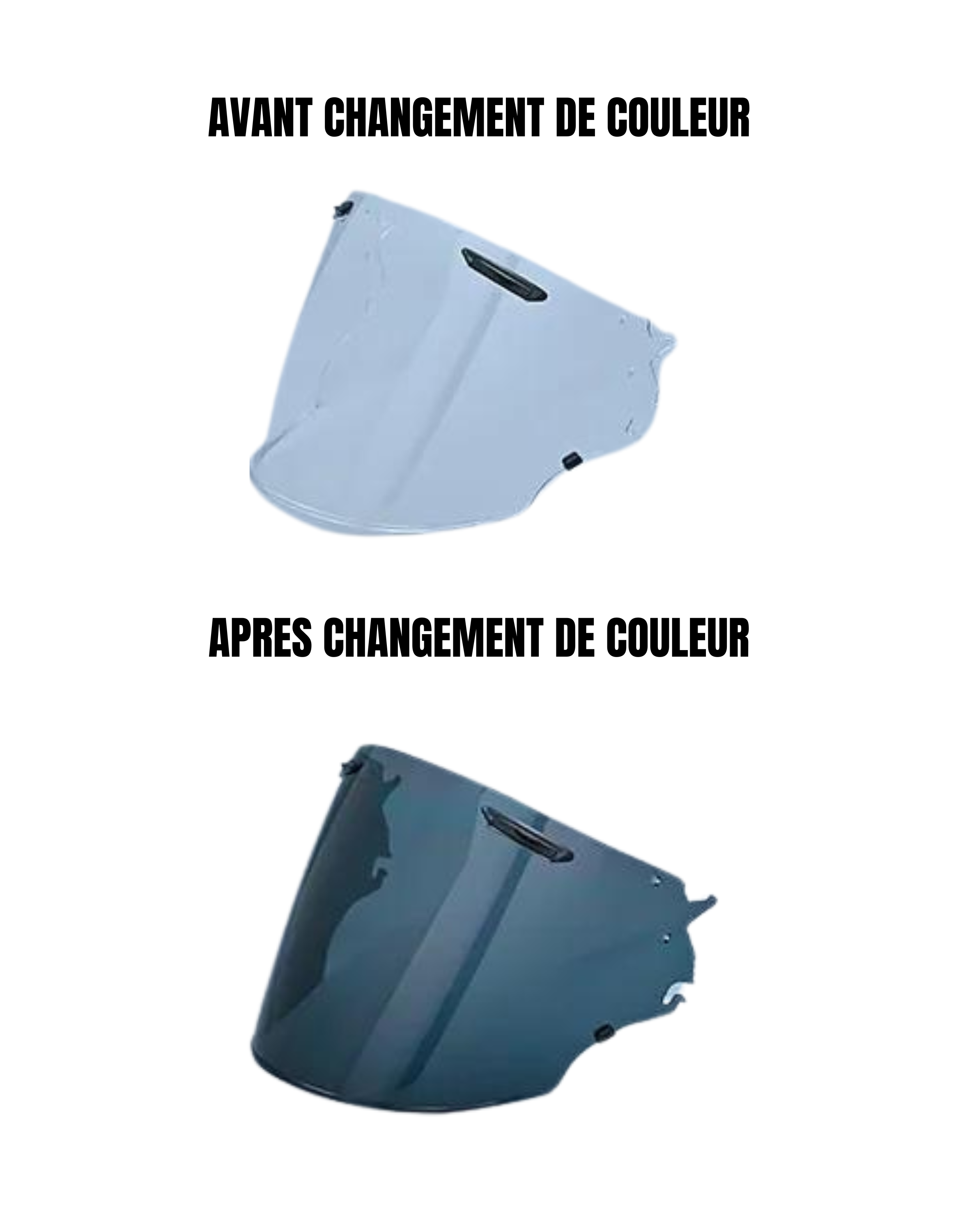 Visière Photochromique Homologuée - Rouge