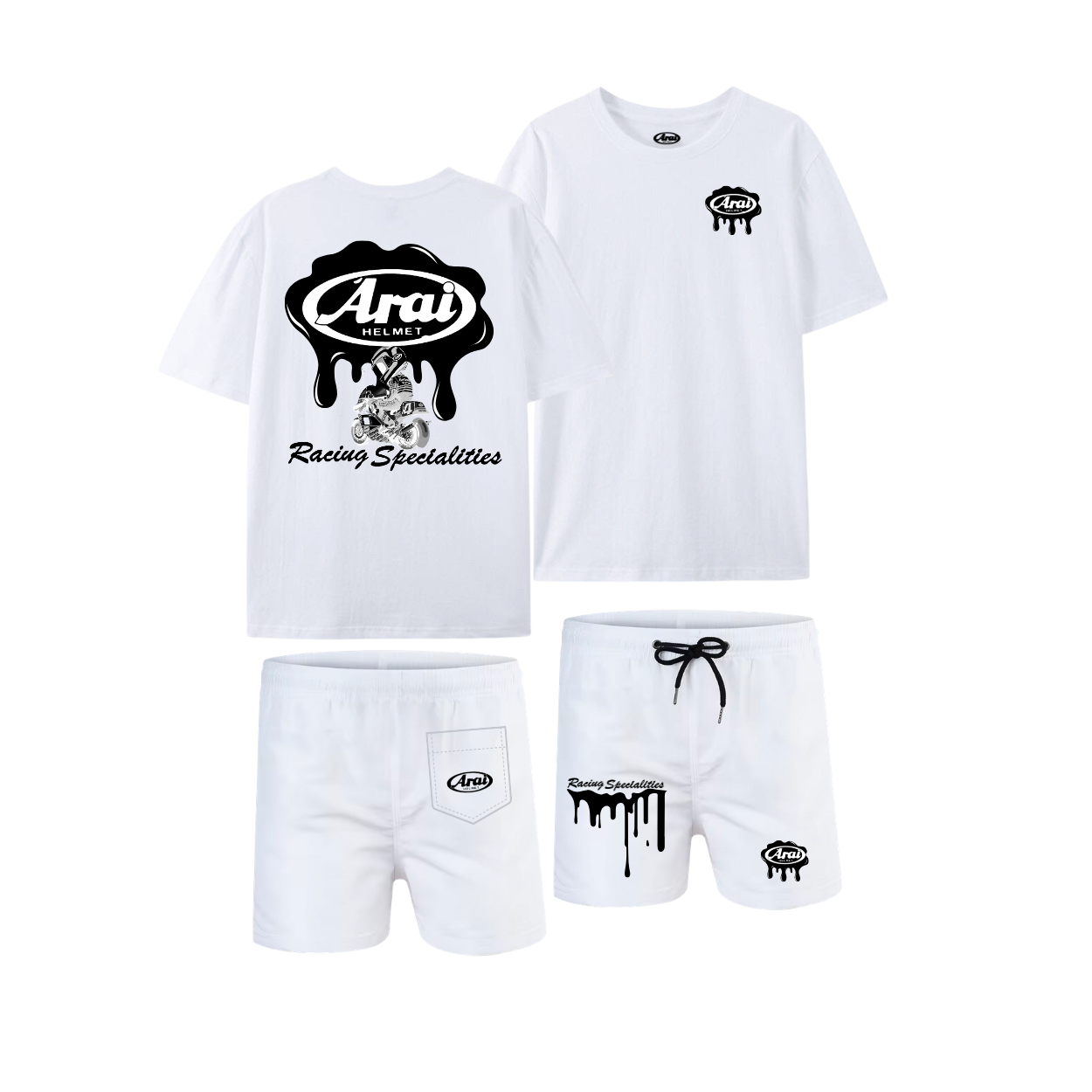 Ensemble Arai Splash édition - Blanc