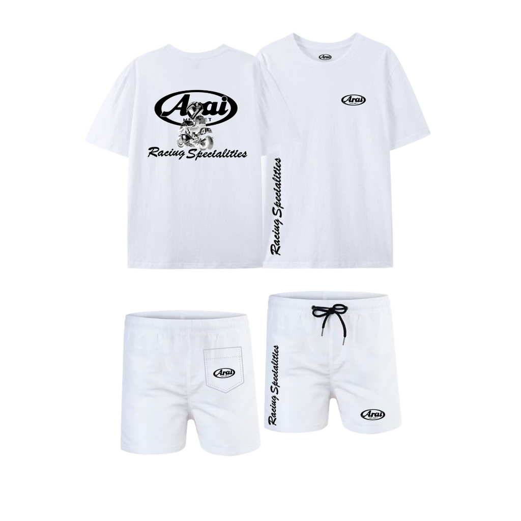Ensemble Arai racing édition - Blanc